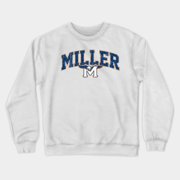 Miller High School Eagles - Crush (Variant) Crewneck Sweatshirt by huckblade